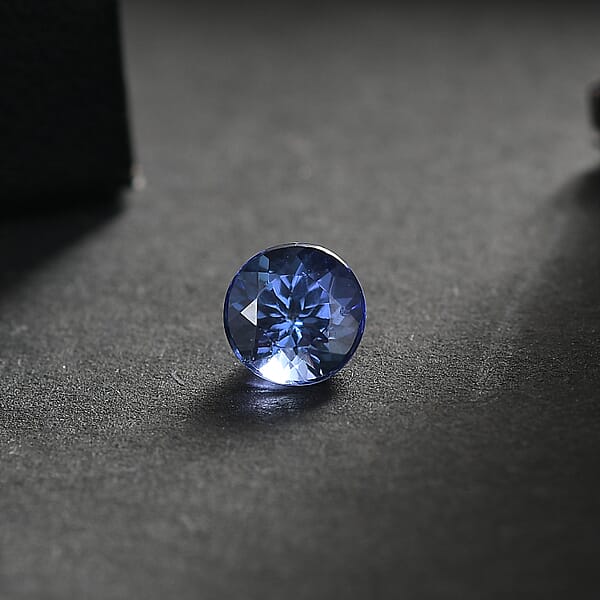 0.44 Ctw Round Cut Tanzanite Loose Gemstone – AA Grade (5 Mm)