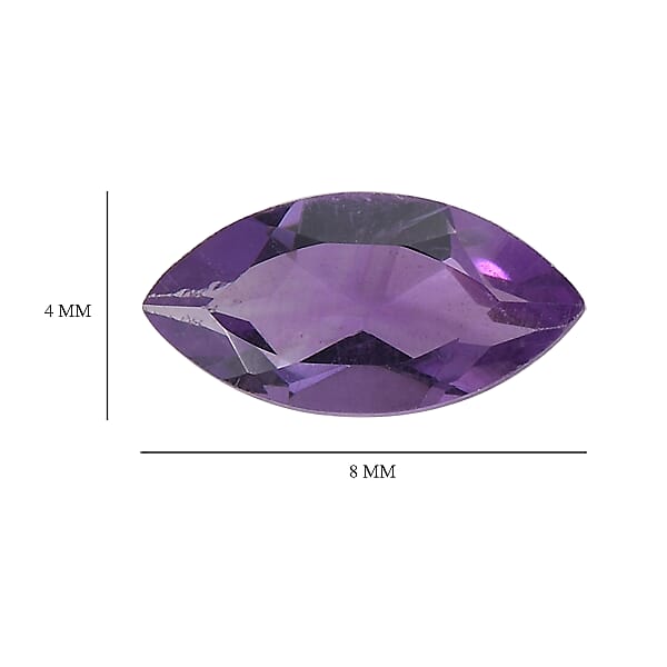 0.88 Ctw Marquise Cut African Amethyst Loose Gemstone (Set Of 2) (8x4 Mm)