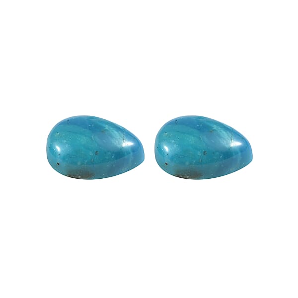 0.98 Ctw Pear Cut Peruvian Opalina Loose Gemstone – AA Grade (Set Of 2) (7x5 Mm)