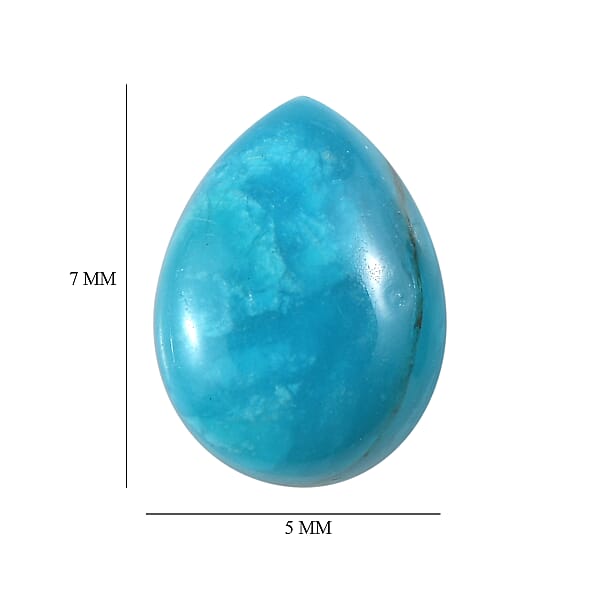 0.98 Ctw Pear Cut Peruvian Opalina Loose Gemstone – AA Grade (Set Of 2) (7x5 Mm)