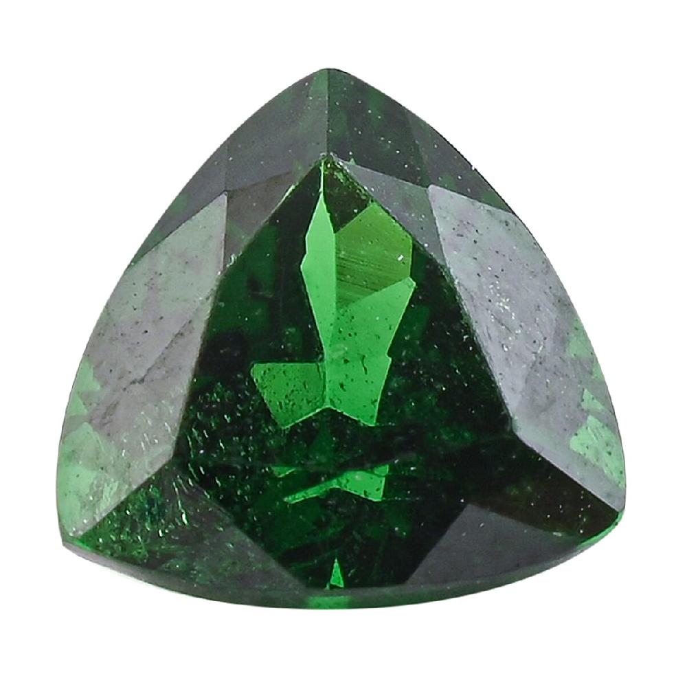 1.00 ctw Trillion Tsavorite Garnet Loose Gemstone – AAAA Grade Free Size