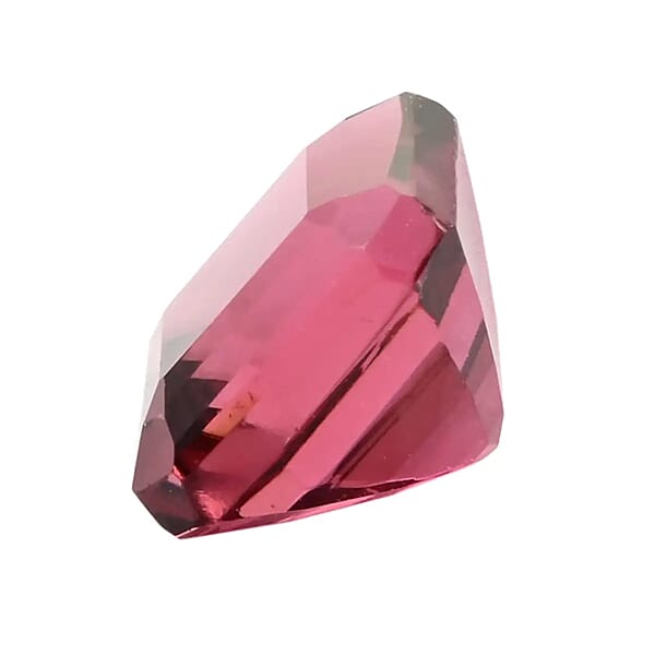 1.20 Ctw Asscher Cut Square Golconda Rubellite-AAAA Grade 6x6mm