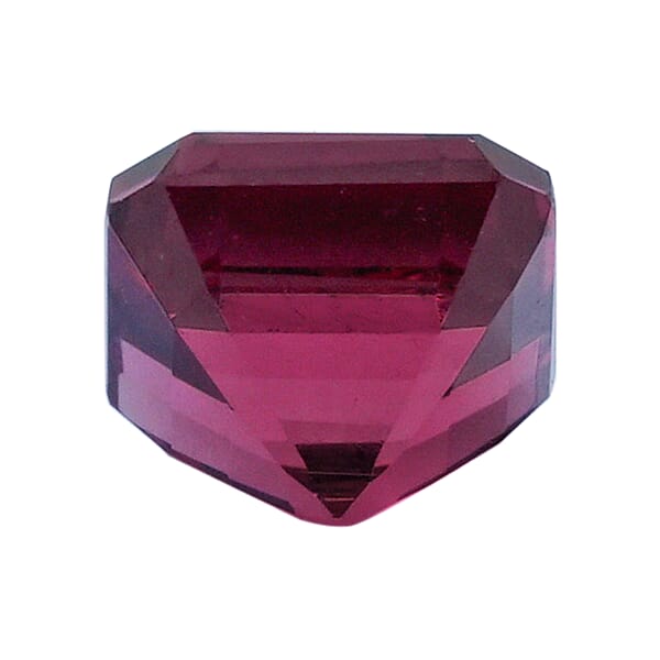 1.20 Ctw Asscher Cut Square Golconda Rubellite-AAAA Grade 6x6mm