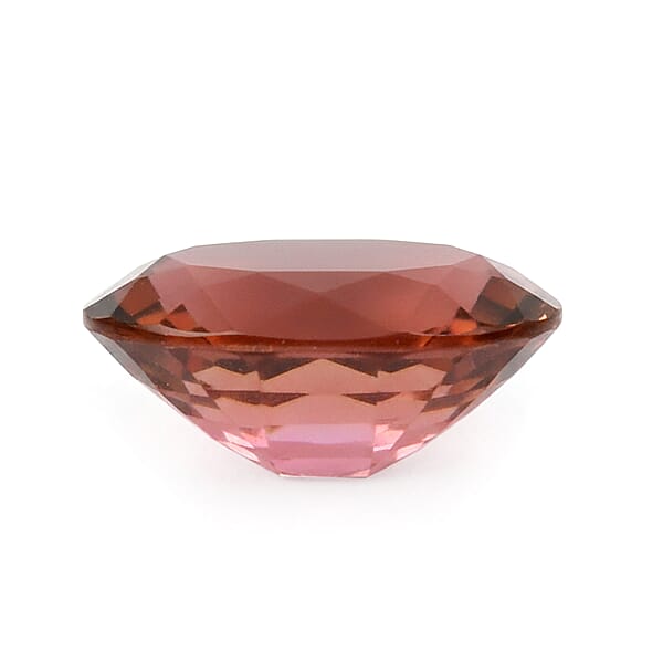 1.20 Ctw Oval Golconda Rubellite Loose Gemstone- AAAA Grade 8x6mm