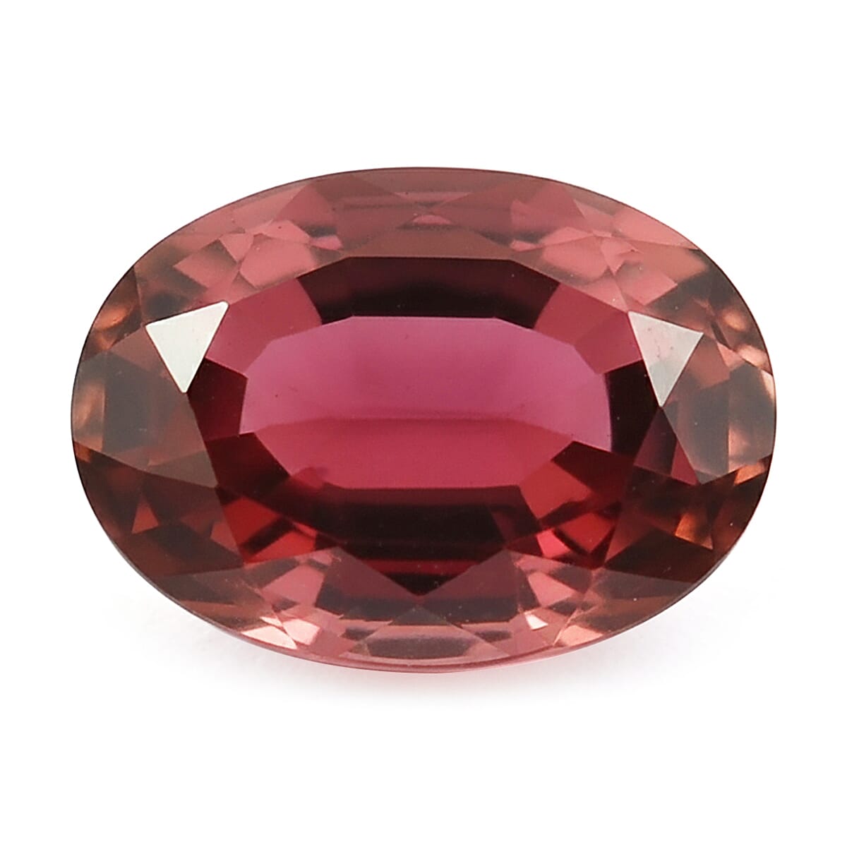 1.20 ctw Oval Golconda Rubellite Loose Gemstone- AAAA Grade 8x6mm