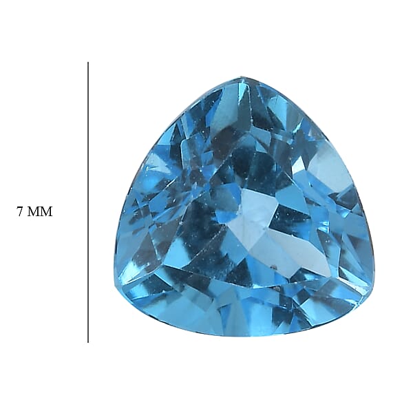 1.20 Ctw Trillion Cut Blue Topaz Loose Gemstone (7 Mm)