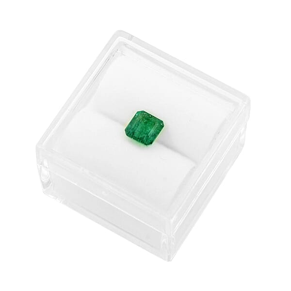 1.25 Ctw Octagon Emerald Loose Gemstone – AAAA Grade Free Size (Zambia)