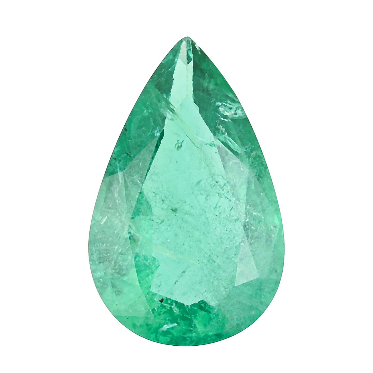1.25 ctw Pear Emerald Loose Gemstone – AAAA Grade Free Size (Zambia)