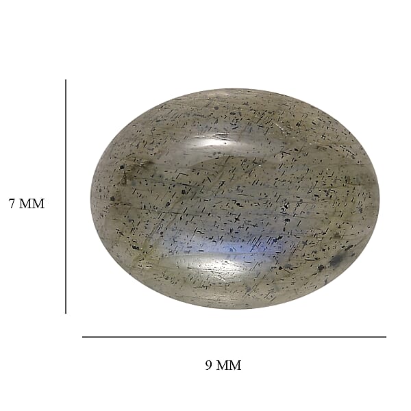 1.47 Ctw Oval Cut Malagasy Labradorite Loose Gemstone (9x7 Mm)