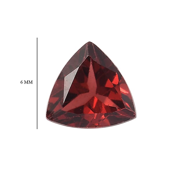 1.66 Ctw Trillion Cut Mozambique Garnet Loose Gemstone – AA Grade (Set Of 2) (6 Mm)