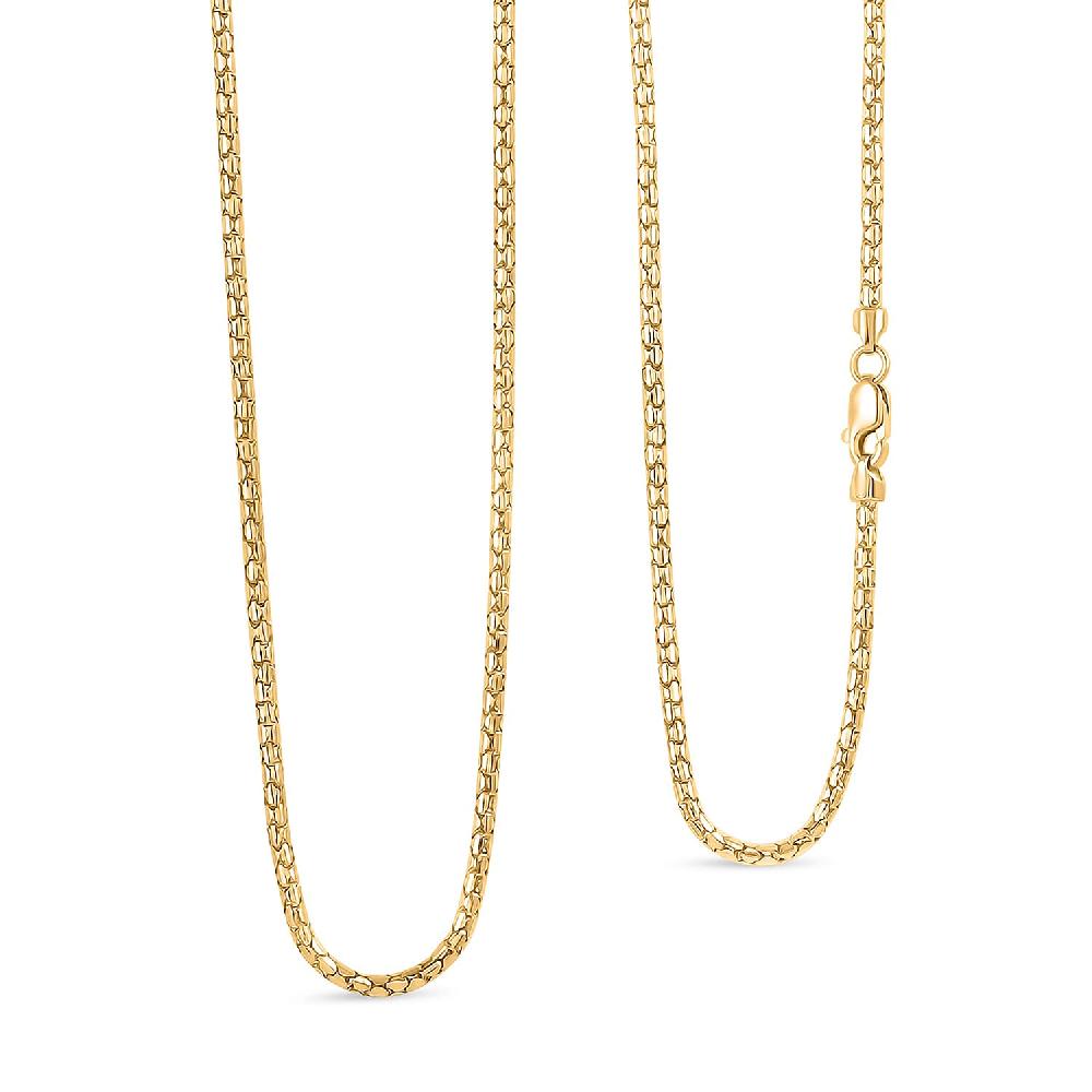 1.7mm Hollow Luca Necklace in 10K Yellow Gold 5.3 Grams 24 Inches