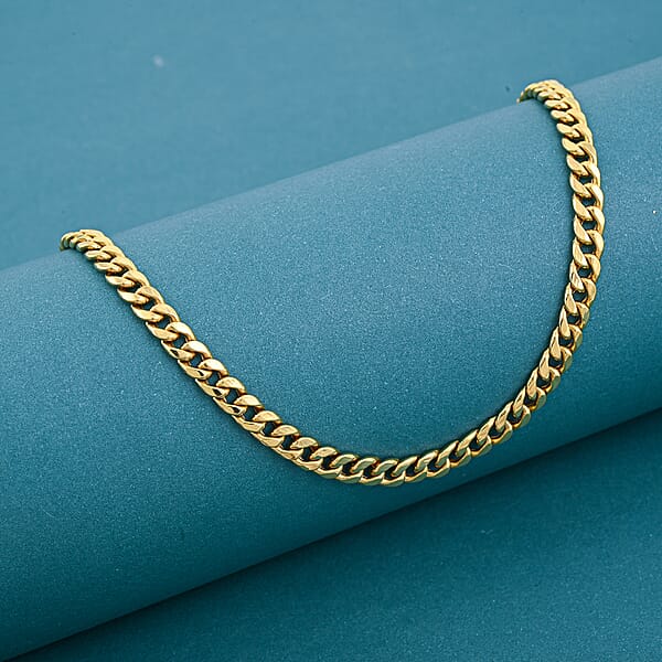 10K Yellow Gold 4.1mm Alexander Necklace 24 Inches 12.40 Grams