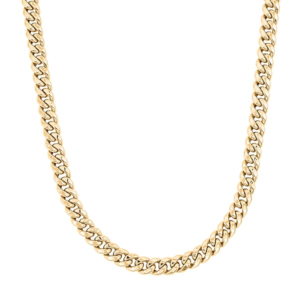 10K Yellow Gold 6.7mm Miami Cuban Chain Necklace 24 Inches 18.50 Grams