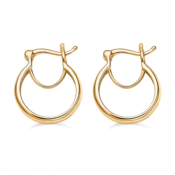 10K Yellow Gold Eternal Hoop Earrings (2.95 Grams)