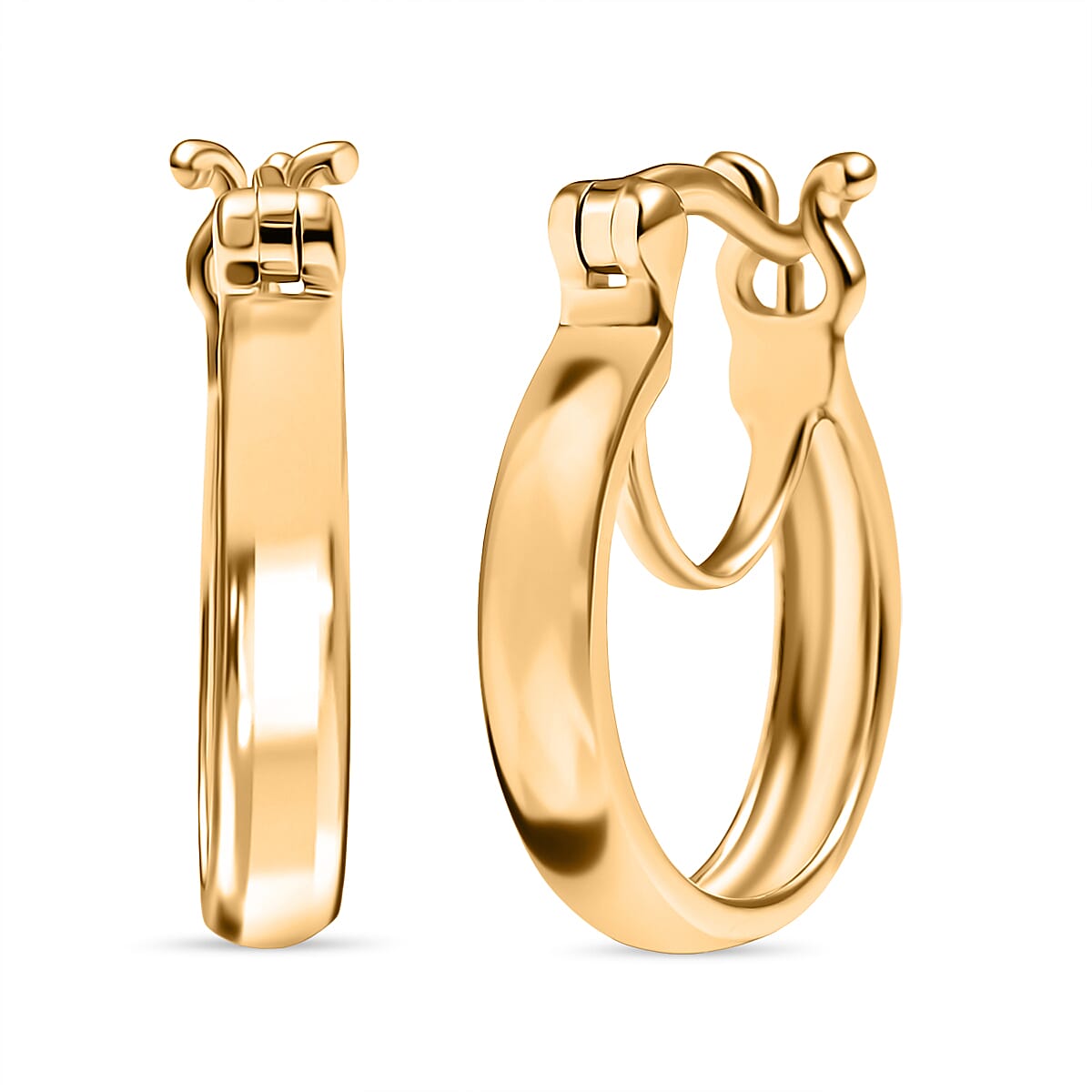 10K Yellow Gold Eternal Hoop Earrings (2.95 Grams)