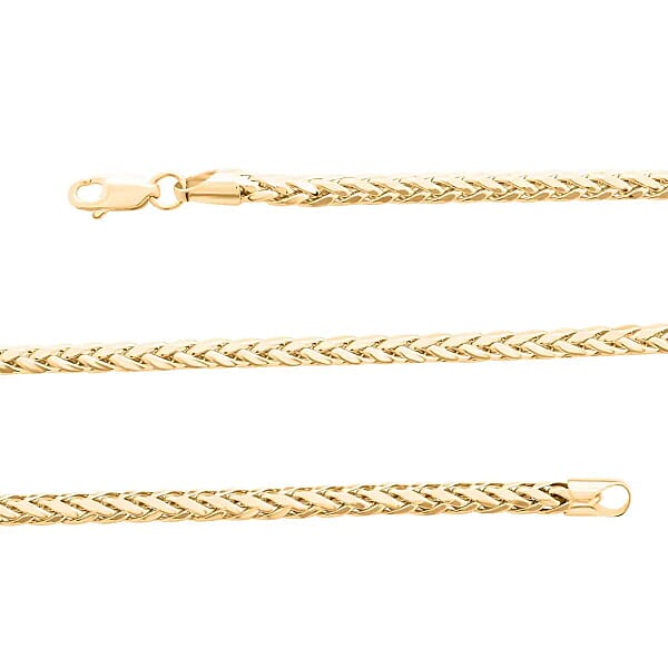 10K Yellow Gold Palma Chain Necklace (20 Inches) (2.5mm 5.70 Grams)