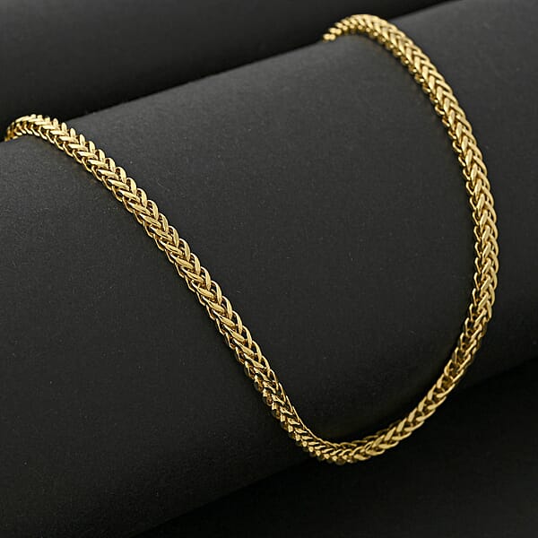 10K Yellow Gold Palma Chain Necklace (22 Inches) (6.5 G)