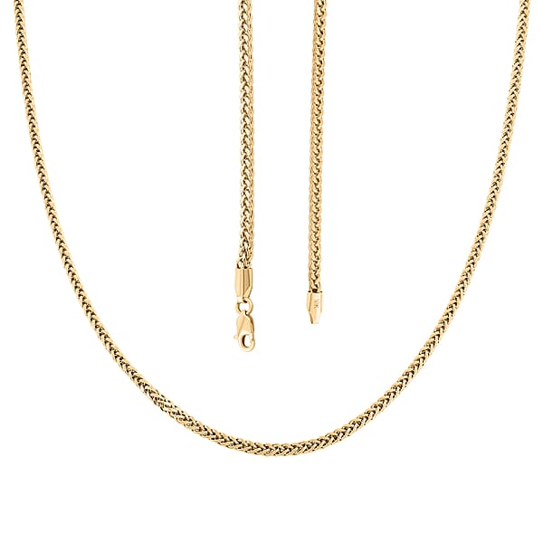10K Yellow Gold Palma Chain Necklace (22 Inches) (6.5 G)