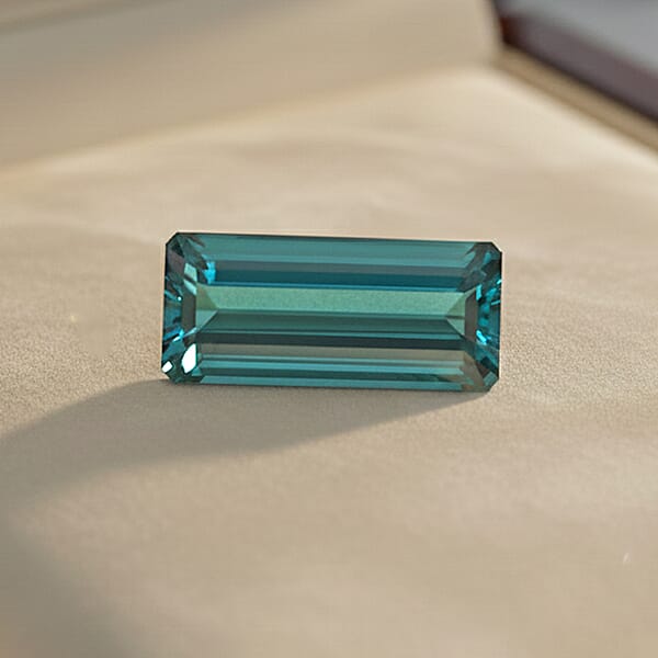 12.00 Ctw Octagon Lagoon Tourmaline Loose Gemstone – AAAA Grade Free Size
