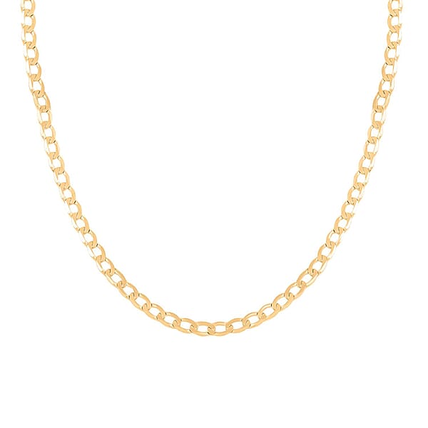 14K Yellow Gold 2.5mm Cuban Necklace 20 Inches 3 Grams