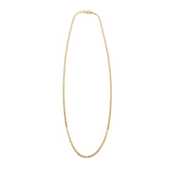 14K Yellow Gold 2.5mm Cuban Necklace 20 Inches 3 Grams