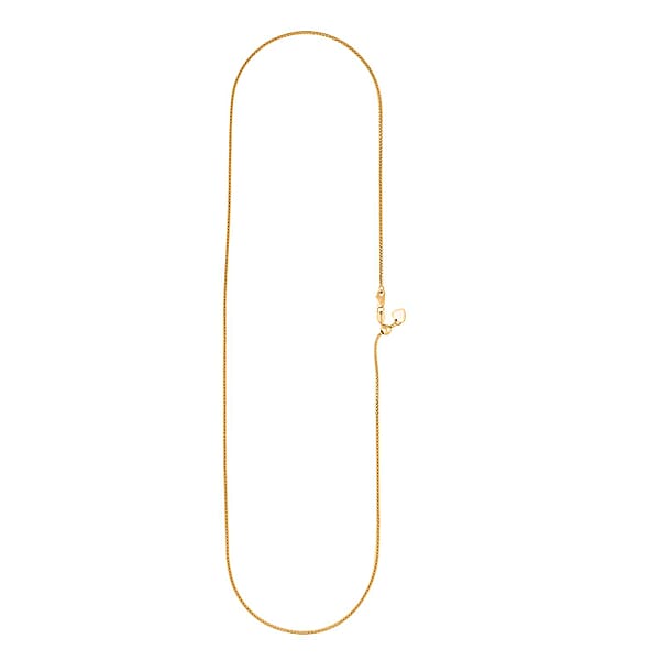 14K Yellow Gold Over Sterling Silver Necklace 18-24 Inches 4.20 Grams