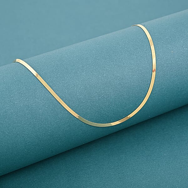 18K Yellow Gold Snake Chain Necklace 2.7 Grams (20 Inches)