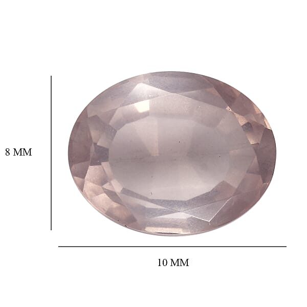 2.28 Ctw Oval Cut Rose Quartz Loose Gemstone (10x8 Mm)
