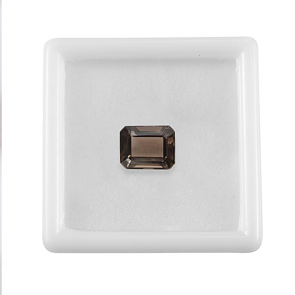 2.54 Ctw Octagon Cut Smoky Quartz Loose Gemstone (10x8 Mm)