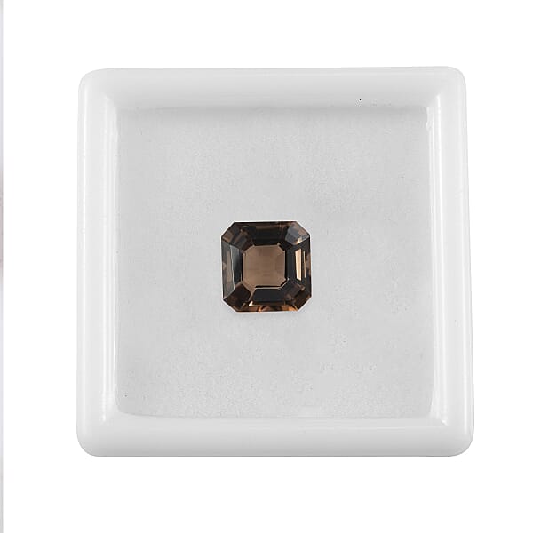 2.88 Ctw Octagon Cut Smoky Quartz Loose Gemstone (9x9 Mm)