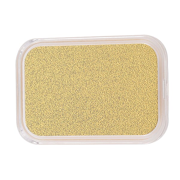24K Golden Bison Tribute Emboss Sheet 31x45.5mm 10mg