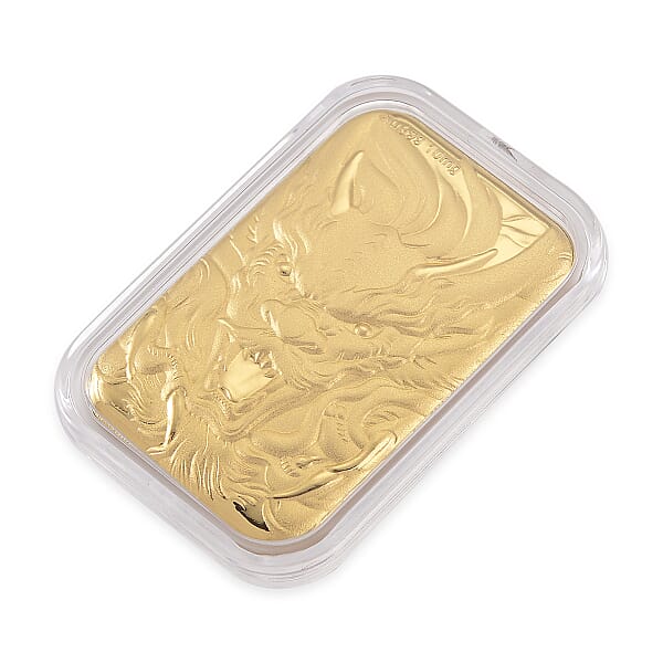 24K Golden Dragon Emboss Sheet 31x45.5mm 10mg
