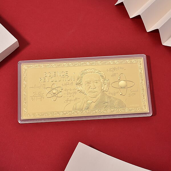 24K Golden Science Revolution Embossed Sheet (155x75mm) 100mg