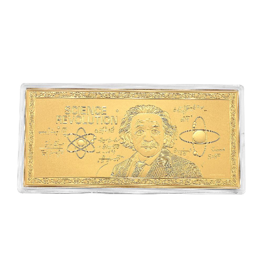 24K Golden Science Revolution Embossed Sheet (155x75mm) 100mg