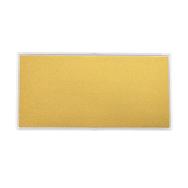 24K Golden Symbol Of American Freedom – Twin Eagles Embossed Sheet (15.5 × 7.5 Cm) 100 Mg