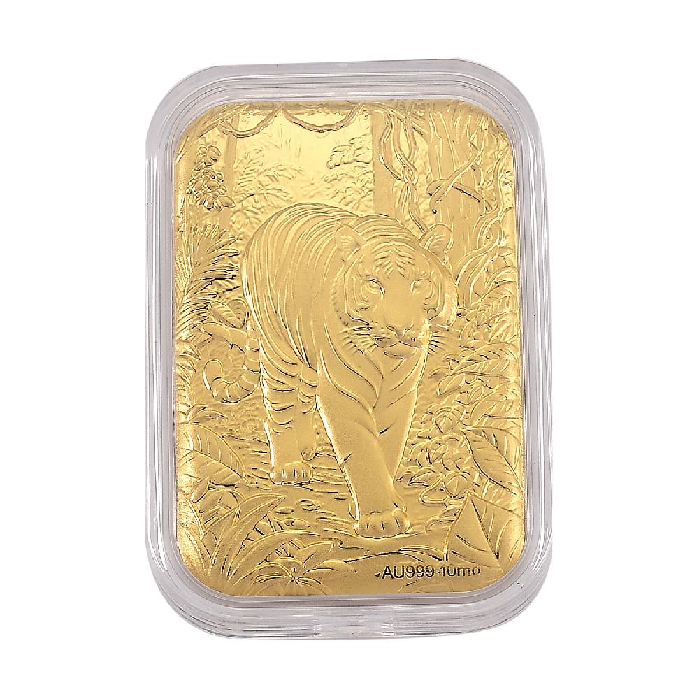 24K Golden Tiger Emboss Sheet (31x45.5mm) 10mg
