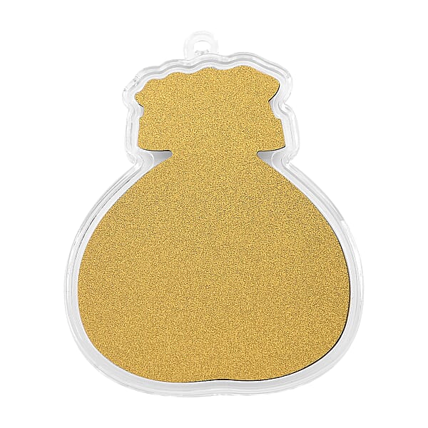 24K Golden Wealth & Blessings Lucky Bag Emboss Sheet 10mg