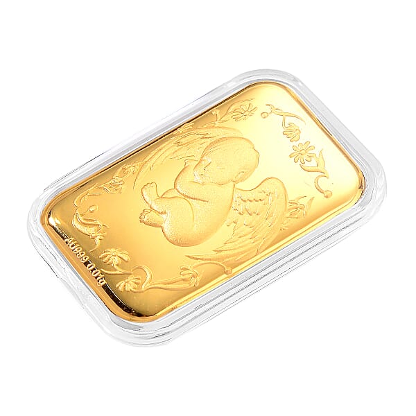 24K Yellow Gold Angel Dreams Emboss Sheet 10mg