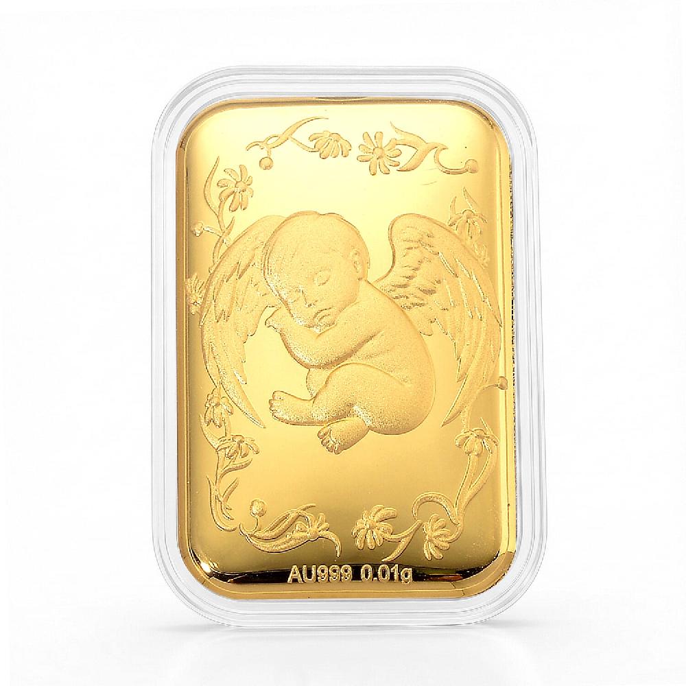 24K Yellow Gold Angel Dreams Emboss Sheet 10mg