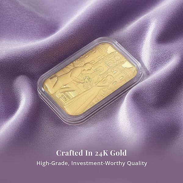 24K Yellow Gold Romantic Proposal Emboss Sheet 10mg (Del. In 10-12 Days)