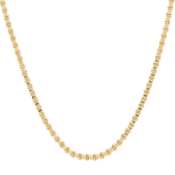 3.2mm Box Byzantine Necklace In 10K Yellow Gold 11.35 Grams 26 Inches