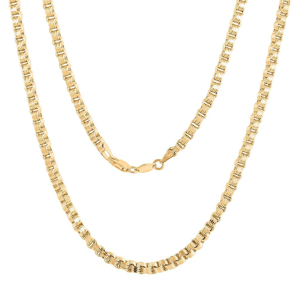 3.2mm Box Byzantine Necklace in 10K Yellow Gold 11.35 Grams 26 Inches
