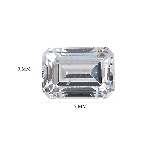 3.54 Ctw Octagon Cut Swarovski Zirconia Loose Stone (Set Of 2) (7x5 Mm)