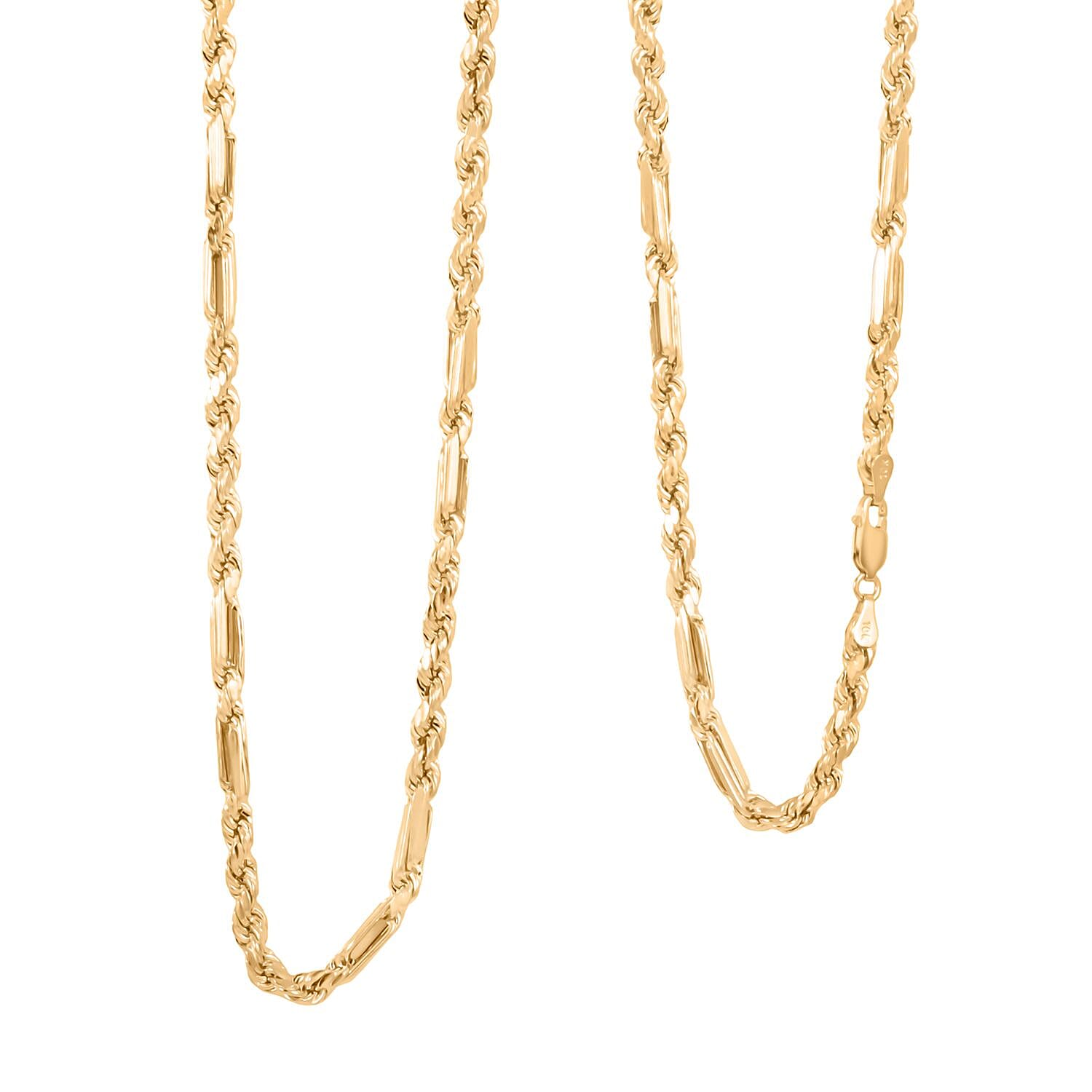 3.5mm Milano Chain Necklace in 10K Yellow Gold 9.30 Grams 26 Inches