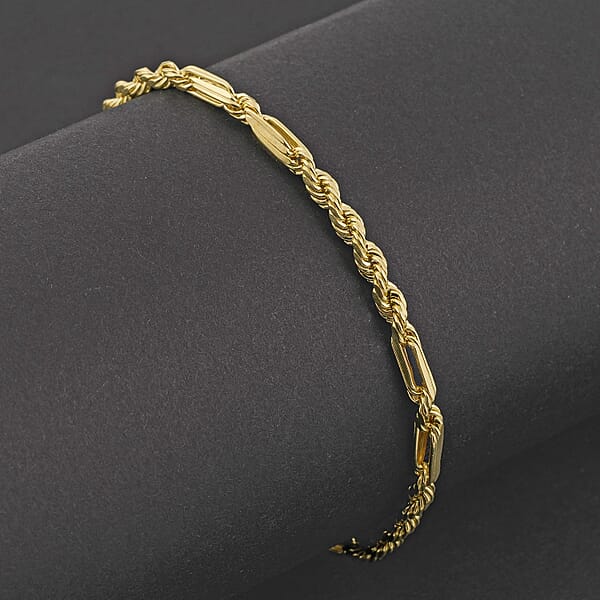 3mm Milano Chain Bracelet In 10K Yellow Gold (8.00 In) 2.40 Grams