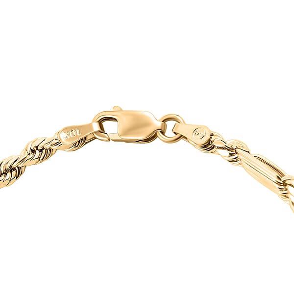 3mm Milano Chain Bracelet In 10K Yellow Gold (8.00 In) 2.40 Grams