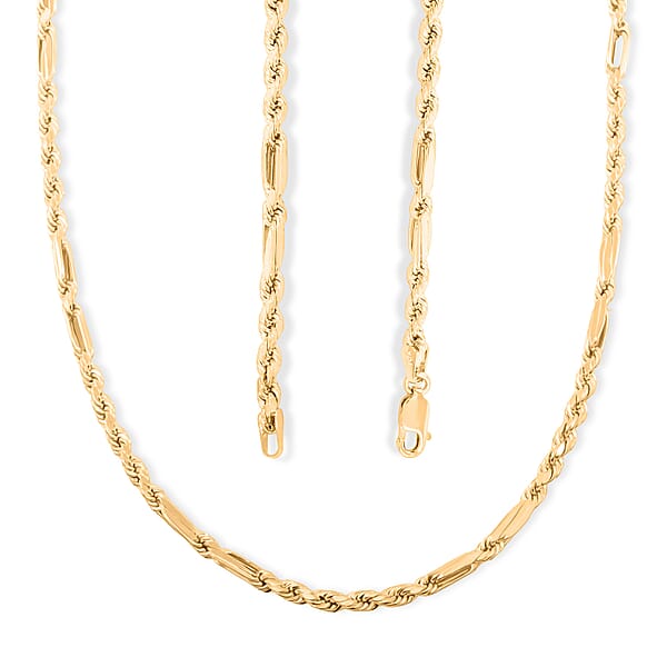 3mm Milano Chain Necklace In 10K Yellow Gold 4.70 Grams 18 Inches