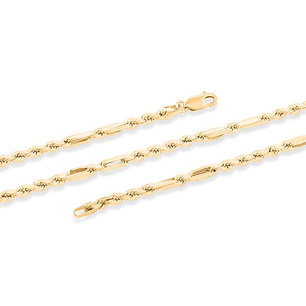 3mm Milano Chain Necklace In 10K Yellow Gold 4.70 Grams 18 Inches