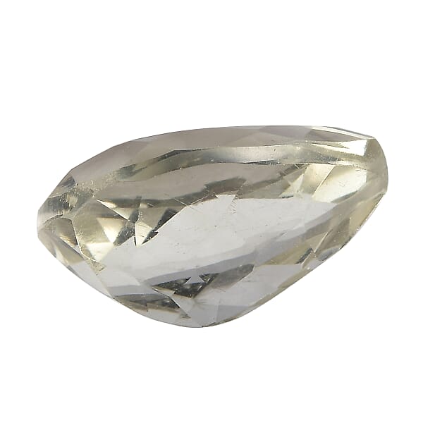 4.20 Ctw Pear Cut Montezuma Prasiolite Loose Gemstone (14x10 Mm)