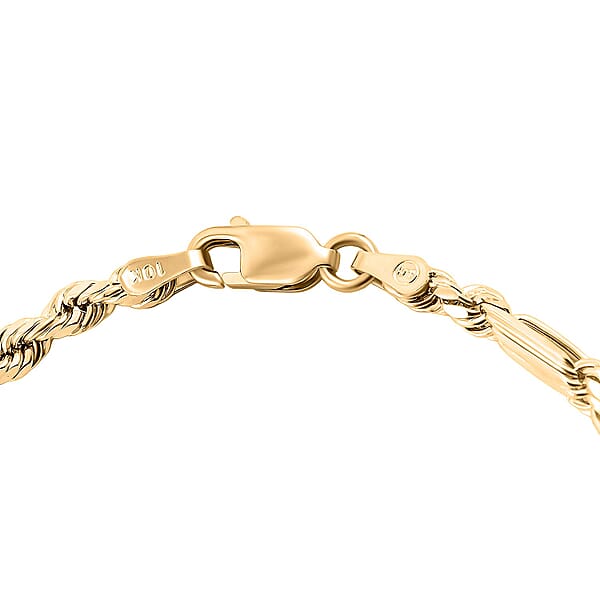 4mm Milano Chain Bracelet In 10K Yellow Gold (8.00 In) 3.13 Grams